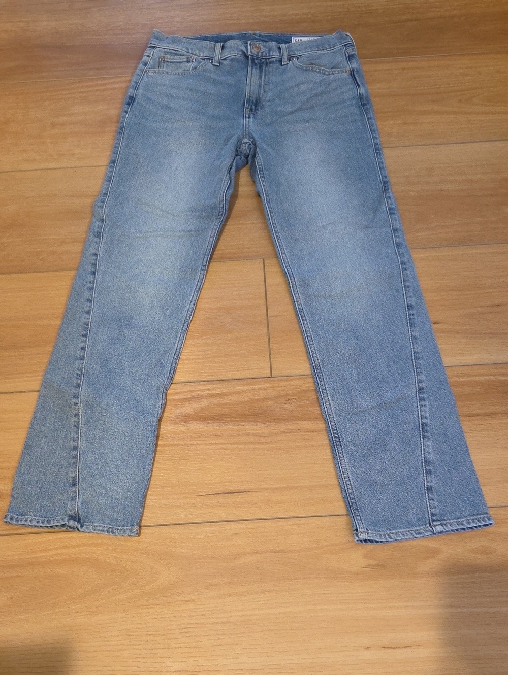 GAP '90s Straight High Rise Light Blue Denim Jeans